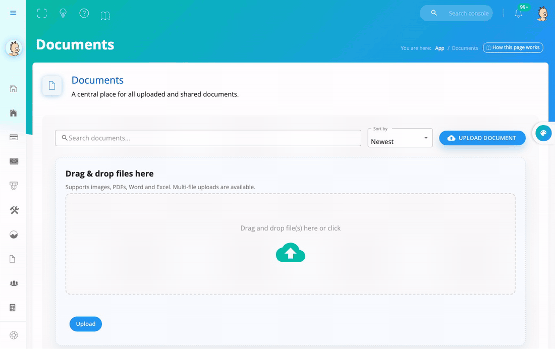 Documents: Upload, Store and Share